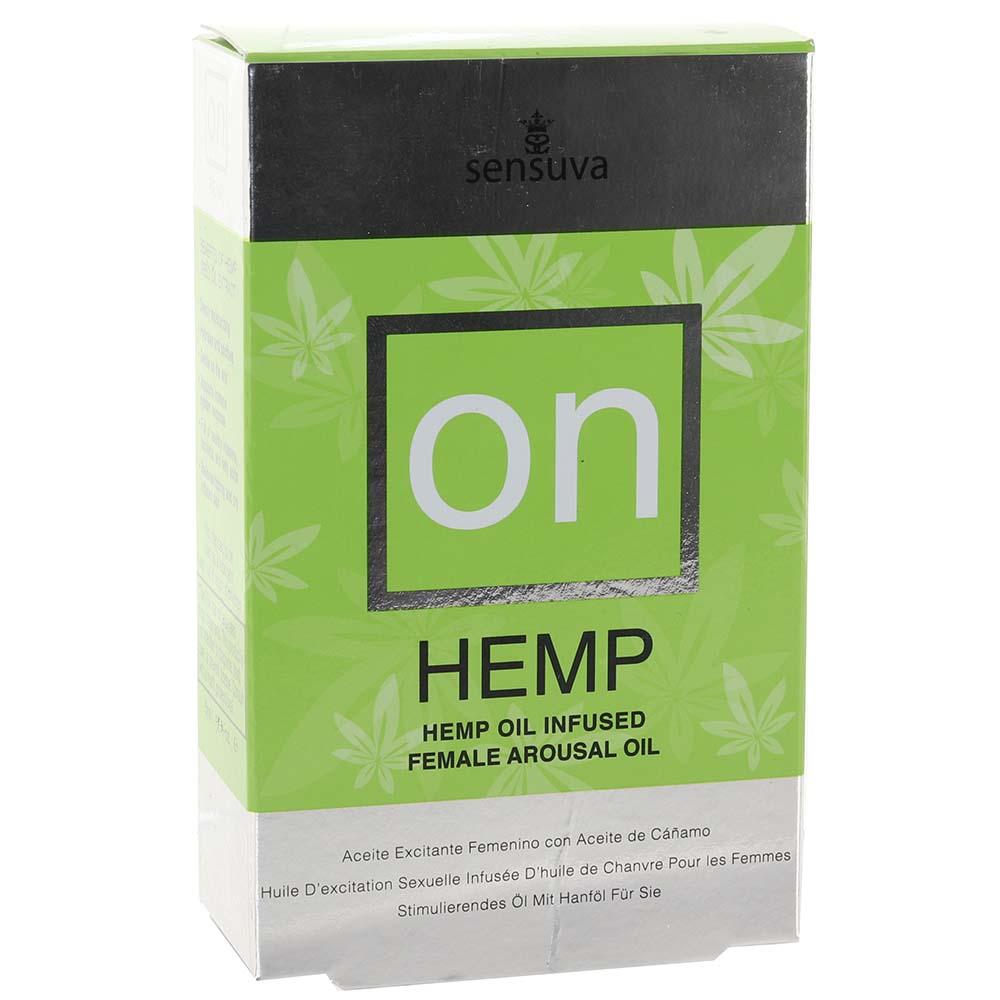 On Hemp Infused Cool Arousal Sexe à Piles 8161