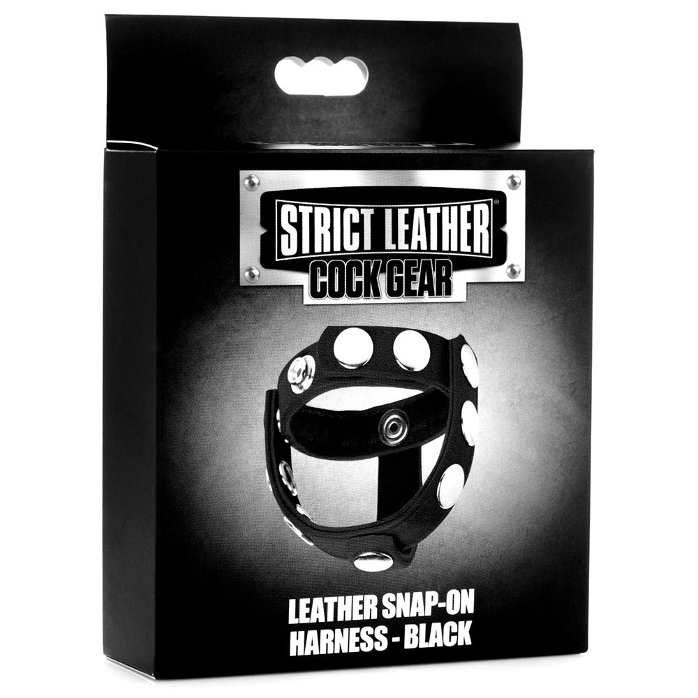 Strict Leather Snap On Cock Harness Sexe à Piles 3924