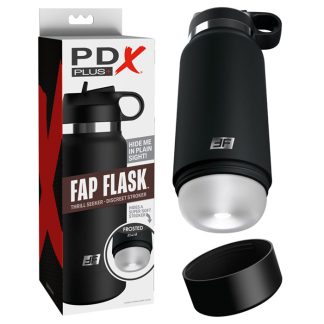 PDX Plus Fap Flask Thrill Seeker - Frosted/Black